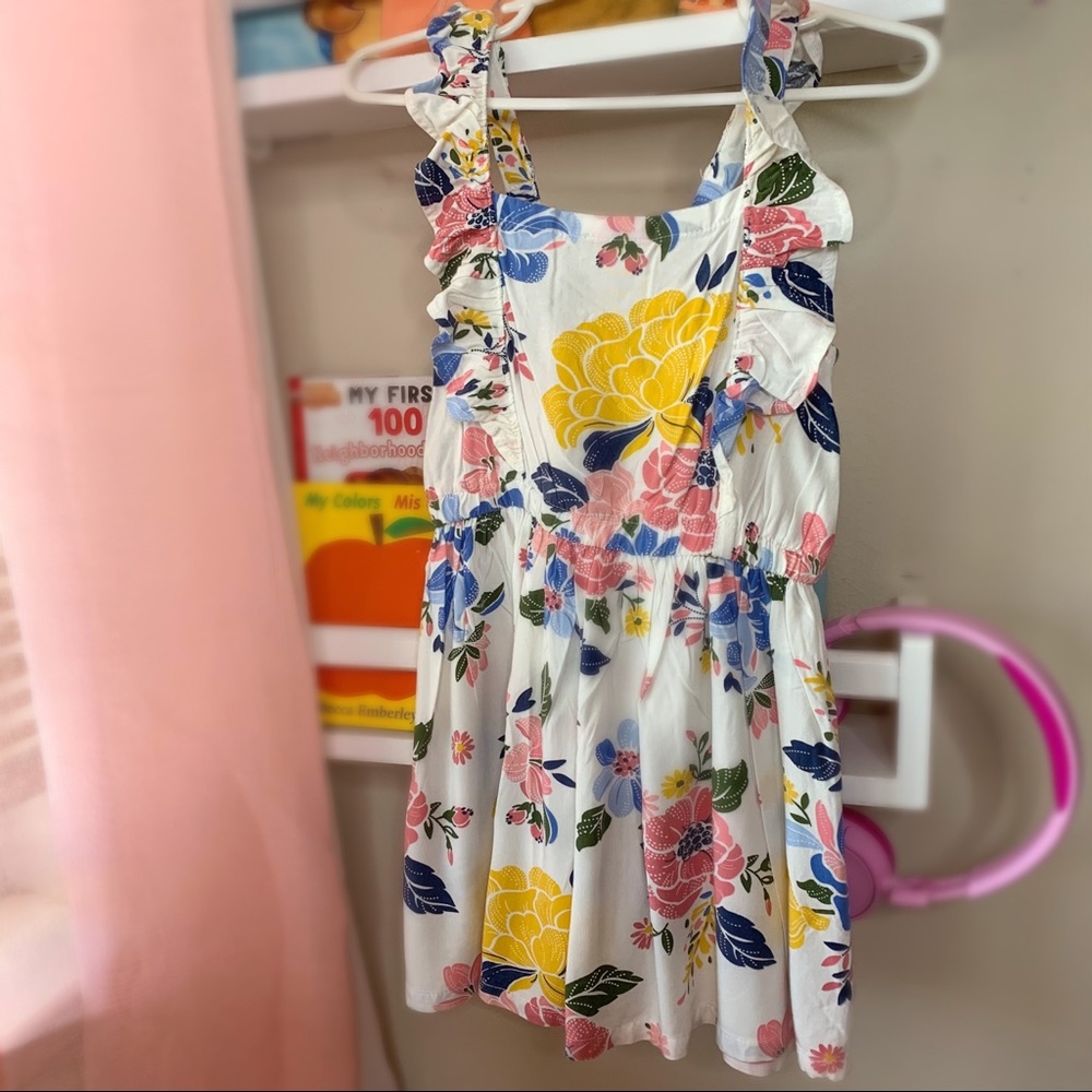 Carter’s | Floral Bib Dress - 2T (Toddler Girl)